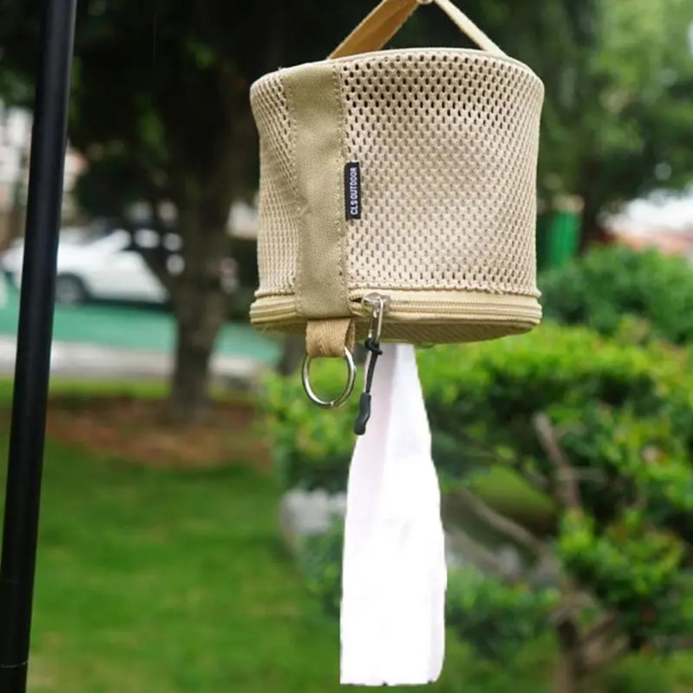 Outdoor Camping Bin - Estuche de pañuelos para acampar al