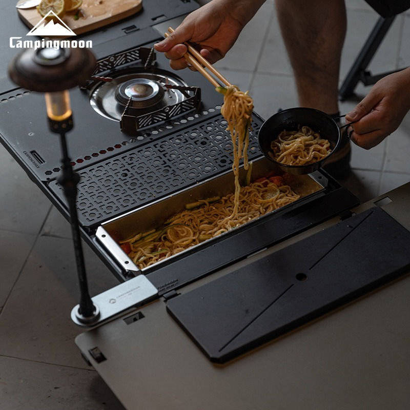 Outdoor Camping Sink - CAMPINGMOON CK-11 Caja de cubiertos de