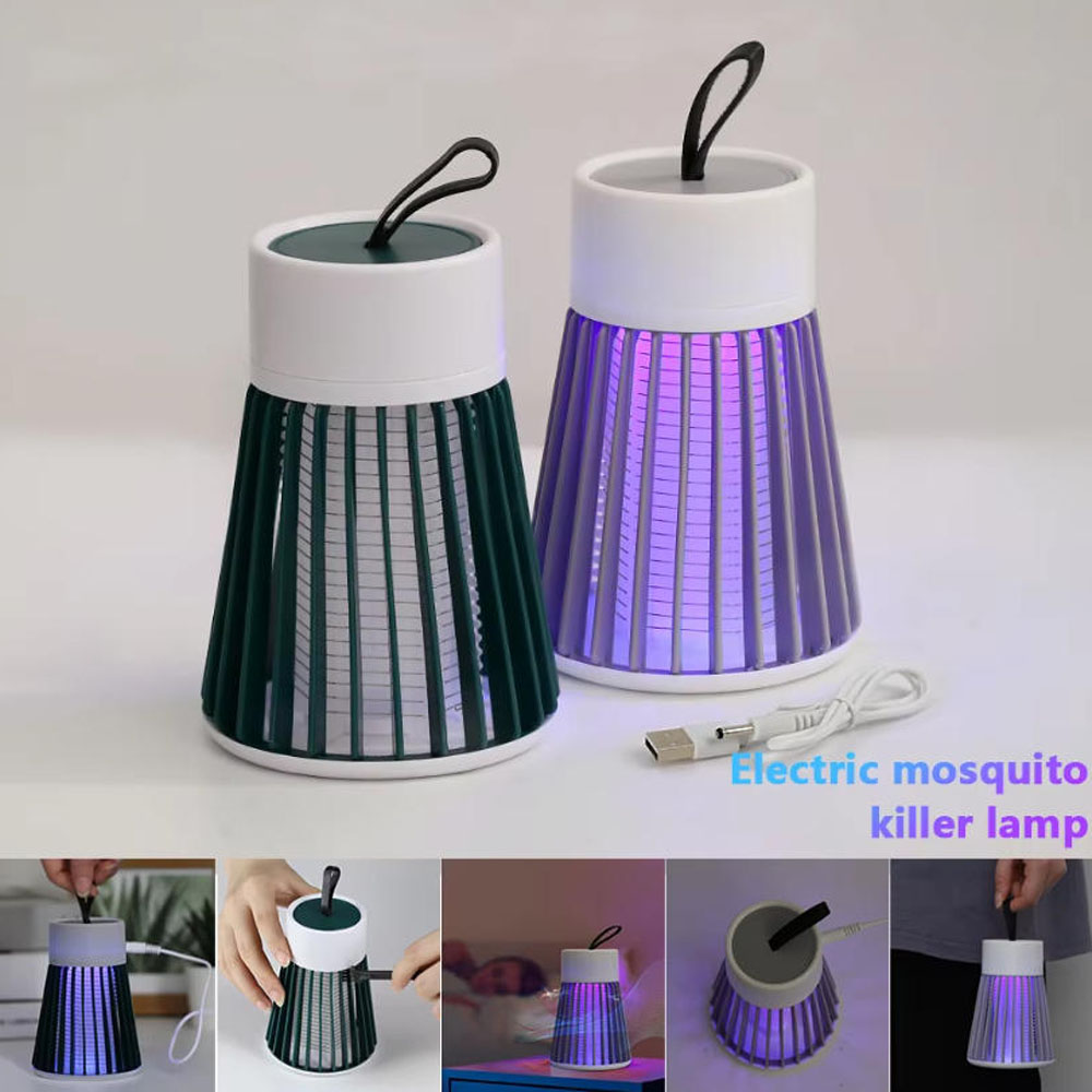 Outdoor Camping Bug Zapper - Lámpara Mata Mosquitos 2 en 1,