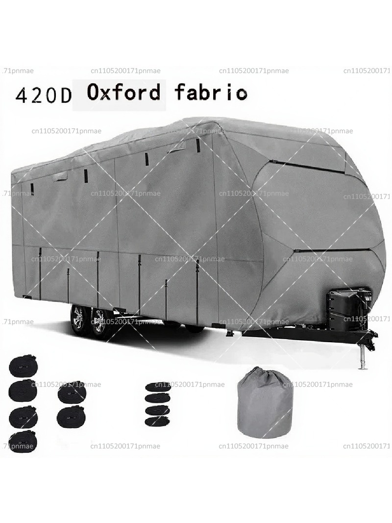 Outdoor Camping Wallpaper - Funda Impermeable para Autocaravana de Tela