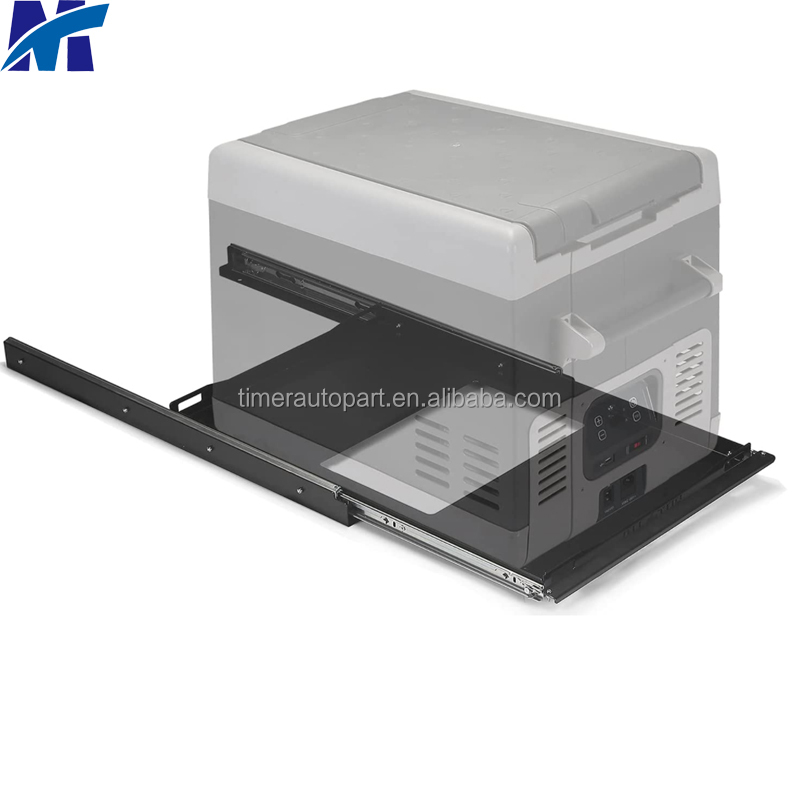 Outdoor Camping Ute - 2026 Deslizador Metálico Desplegable para Refrigerador,
