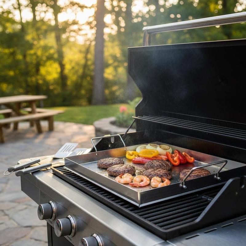 Kitchen Outdoor Camping - Plancha universal de superficie plana de