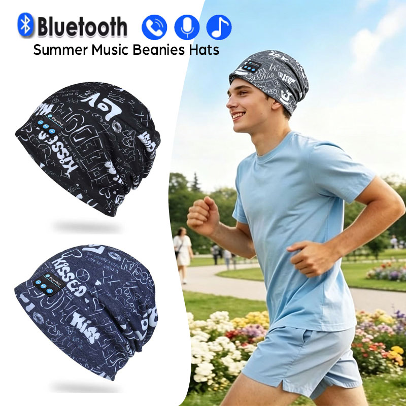 Outdoor Camping Videos - Auriculares Bluetooth Inalámbricos Inteligentes con Gorro,
