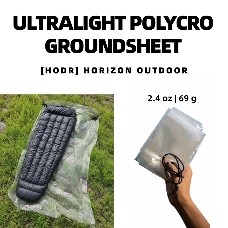 Ultralight Ground Sheet - [HODR GEAR] Lona de suelo ultraligera
