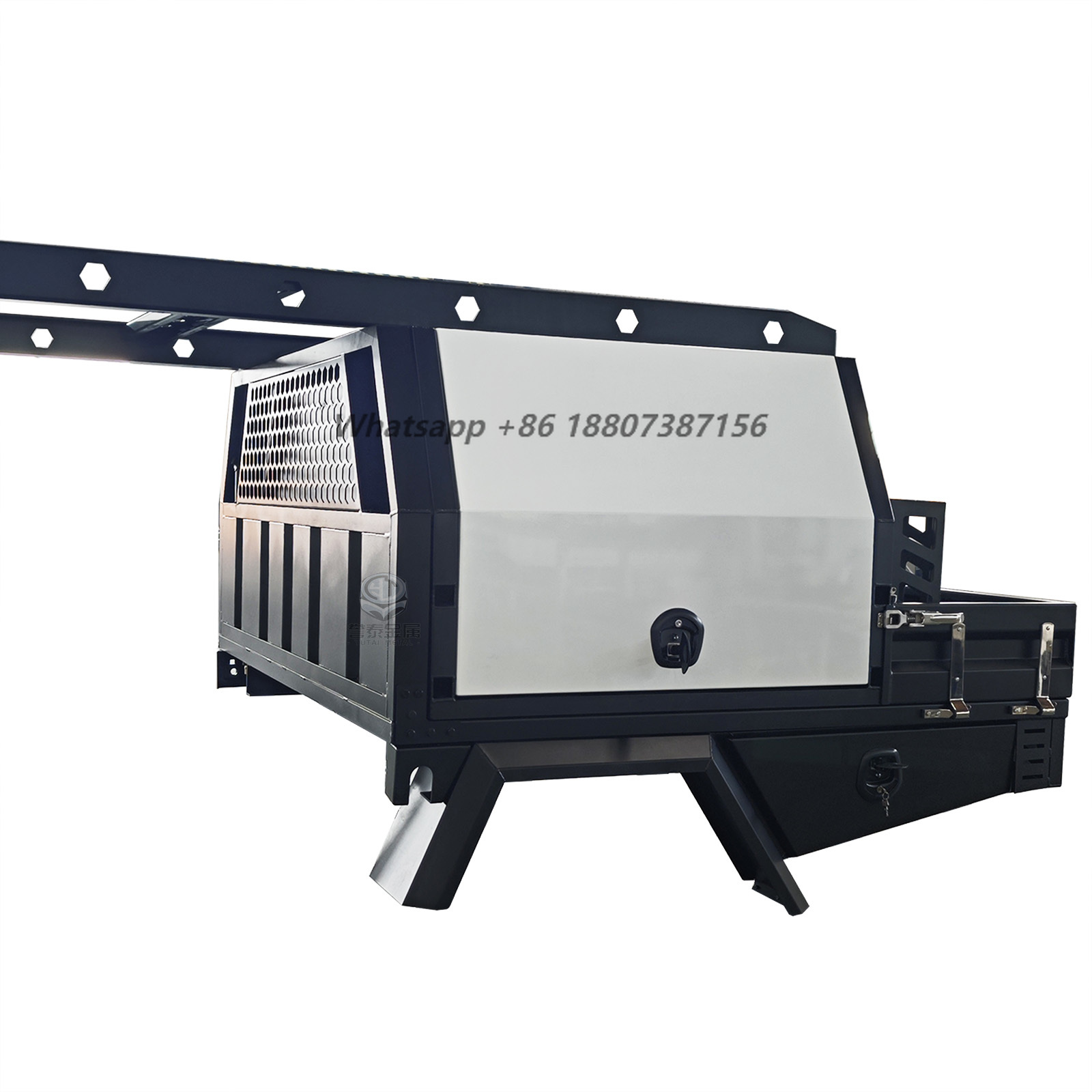 Outdoor Camping Ute - Caja de herramientas de aluminio para