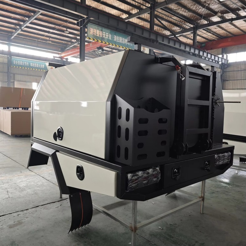 Outdoor Camping Ute - Caja de herramientas de aluminio para