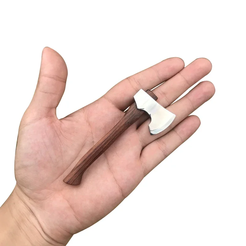 Camp Axe Hatchet - Mini hacha afilada de acero inoxidable,