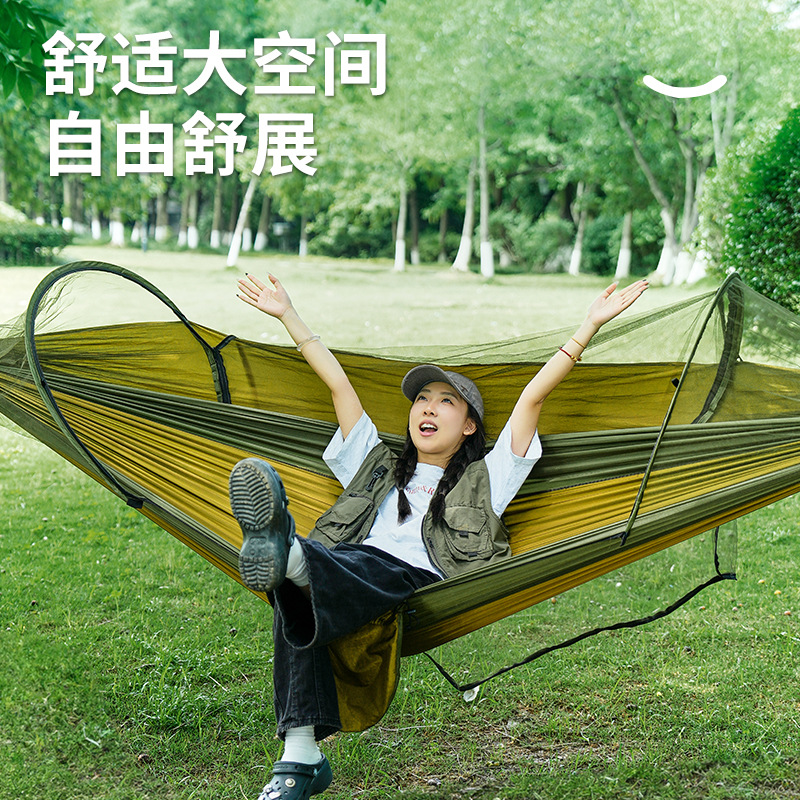 Camping Hammock - Hamaca antimosquitos para camping al aire