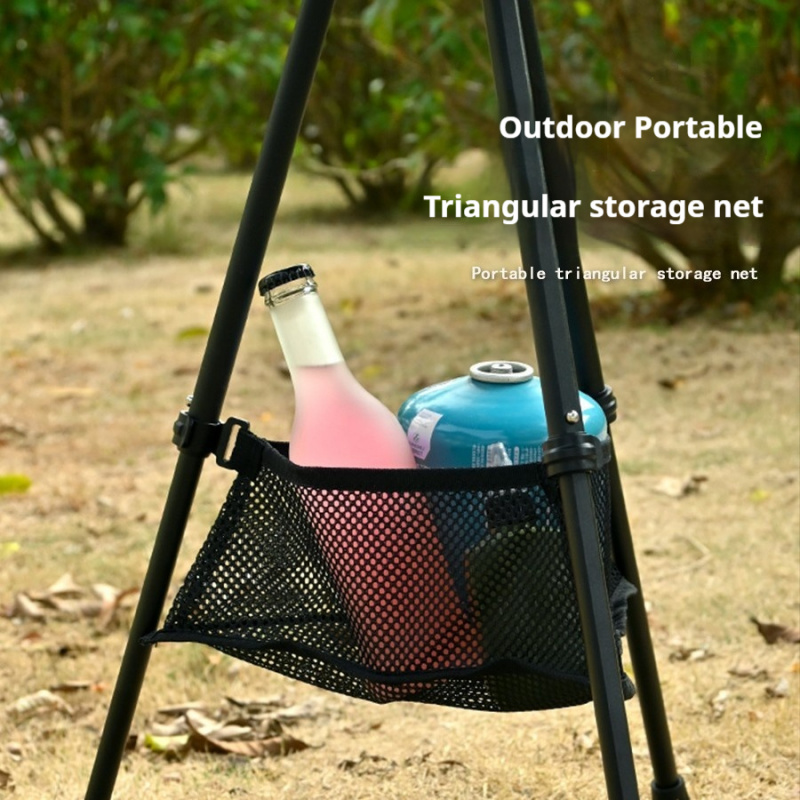 Outdoor Camping Stores - Red de Almacenamiento Triangular Portátil para