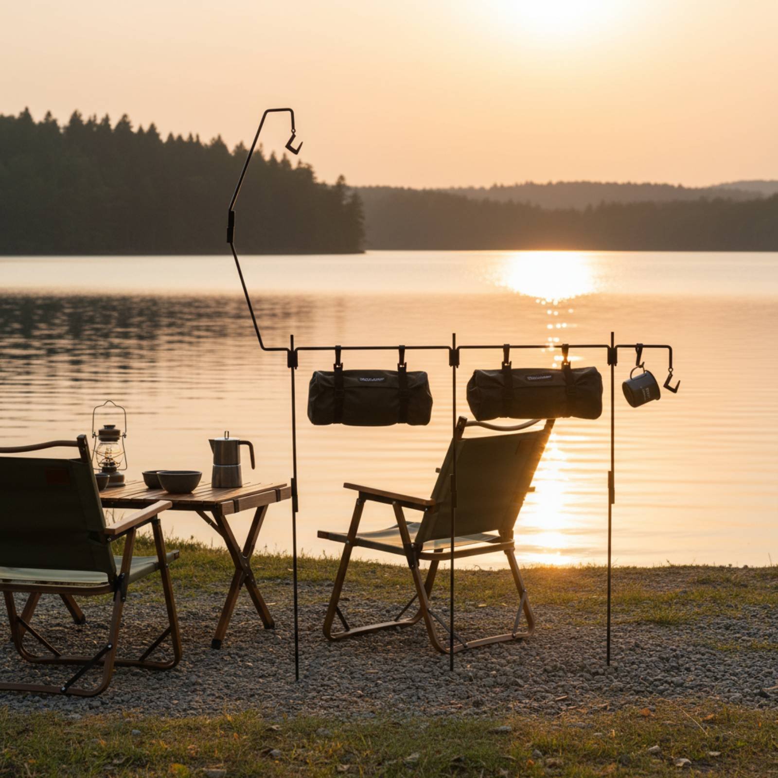 Kitchen Outdoor Camping - Soporte para Linterna de Camping, Fácil