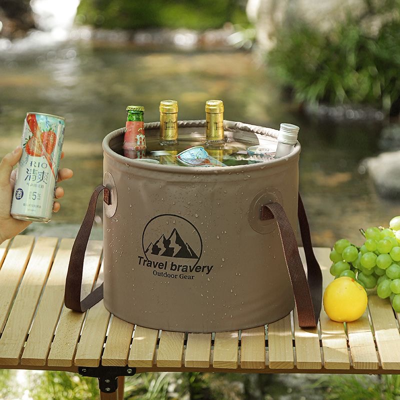Outdoor Camping Sink - Cubo plegable para coche, lavabo plegable