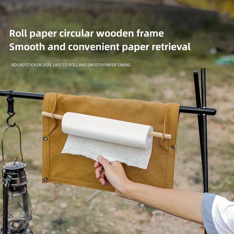 Outdoor Camping Wallpaper - Organizador de utensilios de lona para