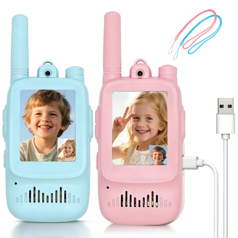 Outdoor Camping Videos - 2 Walkie Talkies Recargables para Niños,