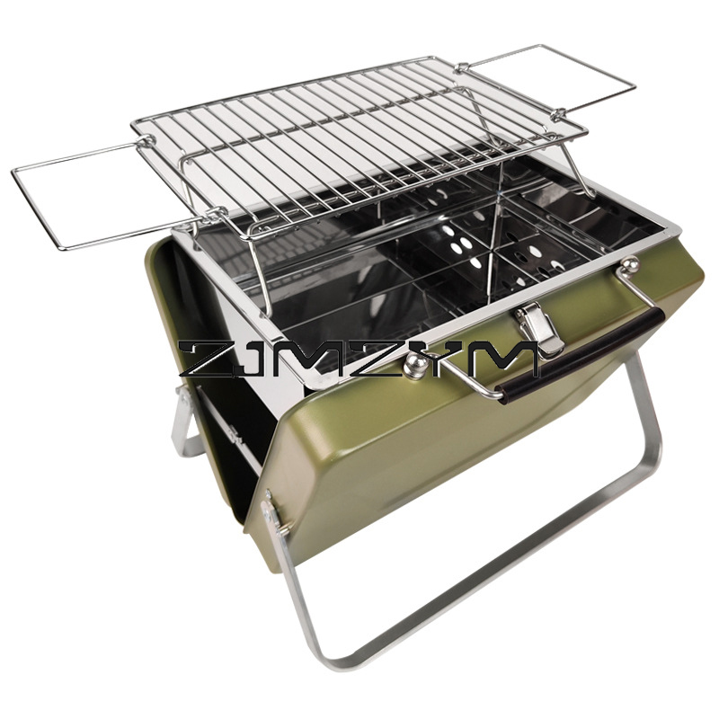 Outdoor Camping Sink - Parrilla de barbacoa plegable, malla de