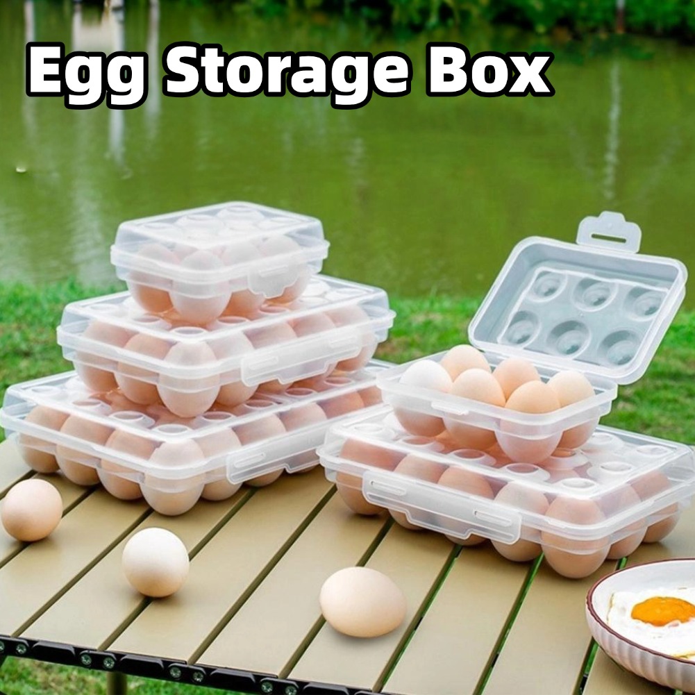 Outdoor Camping Fridge - Contenedor de Huevos de Alta Calidad,