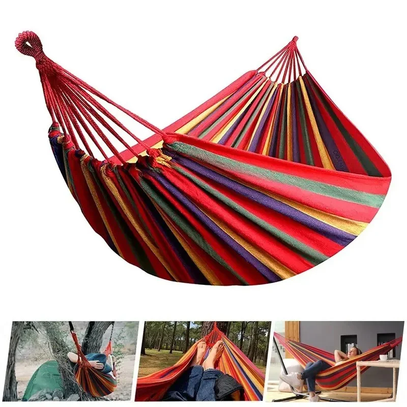 Hamaca de lona para exteriores - Camping Hammock reseña y precio