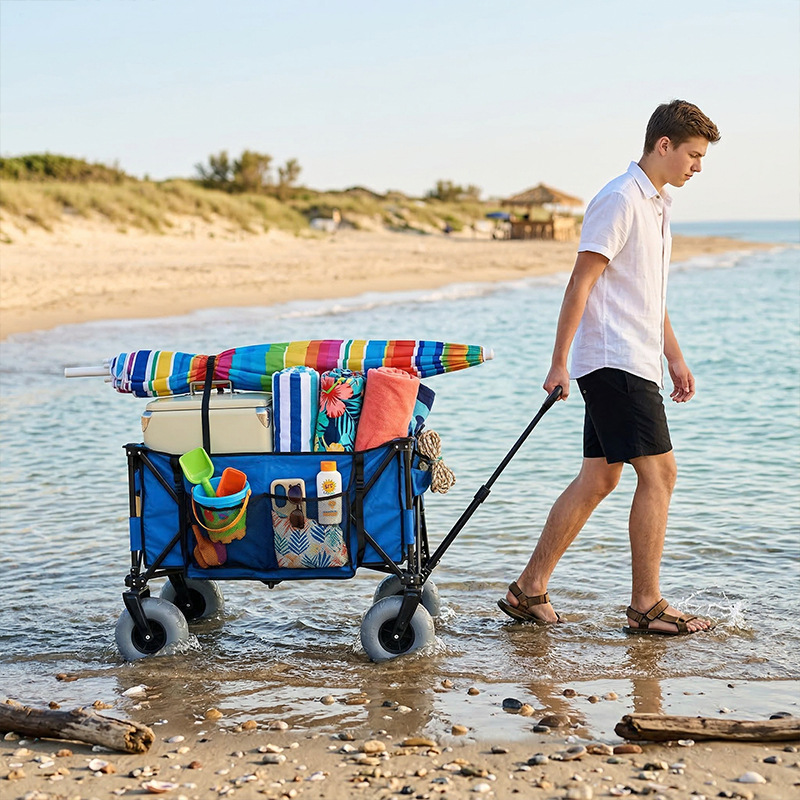 Carrito de Playa Plegable de M - Outdoor Camping Wagon reseña y precio
