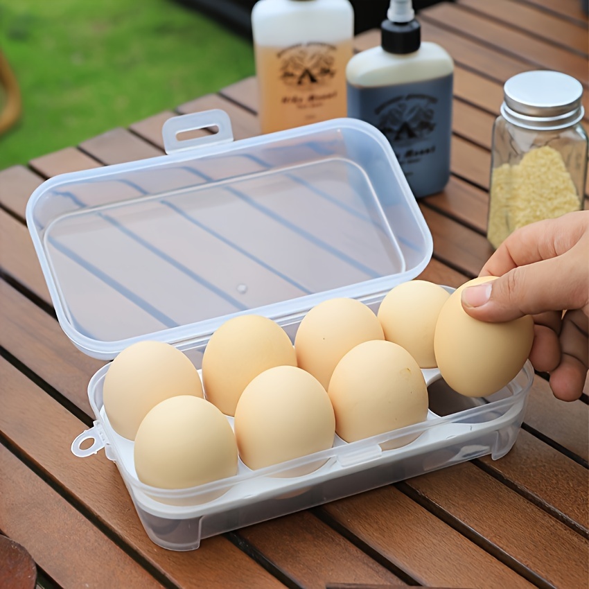 Estuche portátil para huevos d - Outdoor Camping Bin reseña y precio