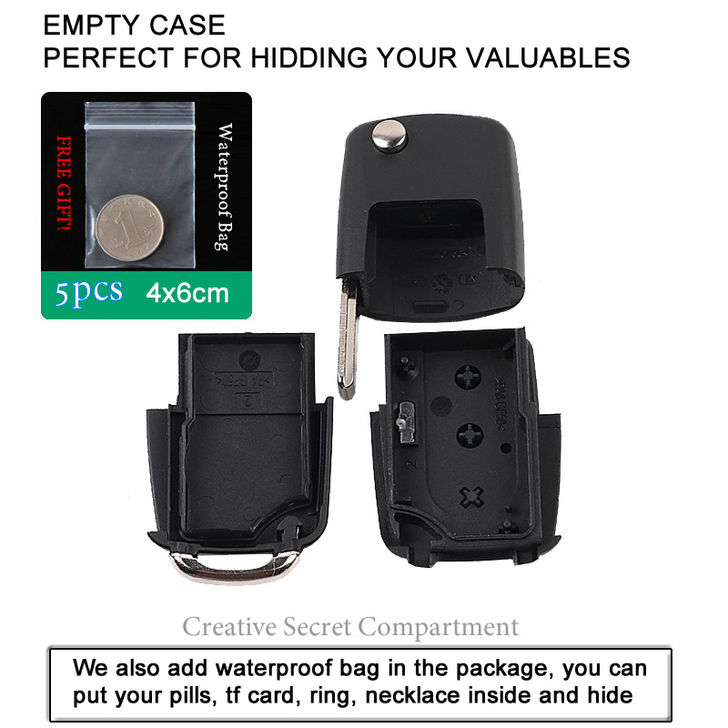 Llave de coche falsa creativa, - Outdoor Camping Bin reseña y precio