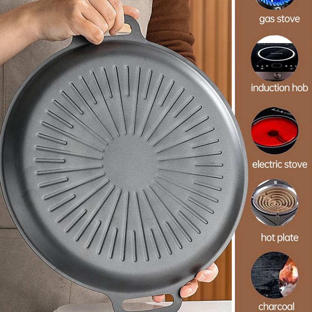 Plancha para Asar de 34CM para - Kitchen Outdoor Camping reseña y precio