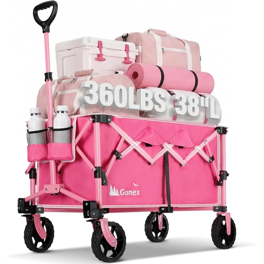 Carrito de Utilidad Plegable d - Outdoor Camping Wagon reseña y precio
