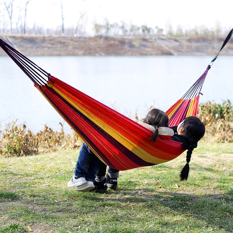 Hamaca de Lona sin Varillas de - Camping Hammock reseña y precio