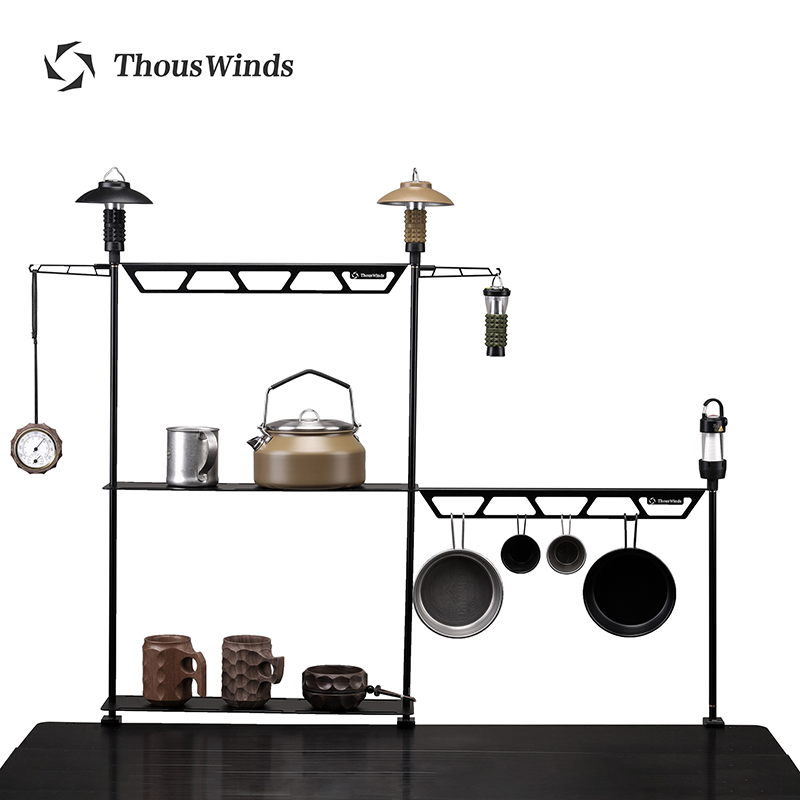 ThousWinds-soporte de expansió - Outdoor Camping Table With Storage reseña y precio