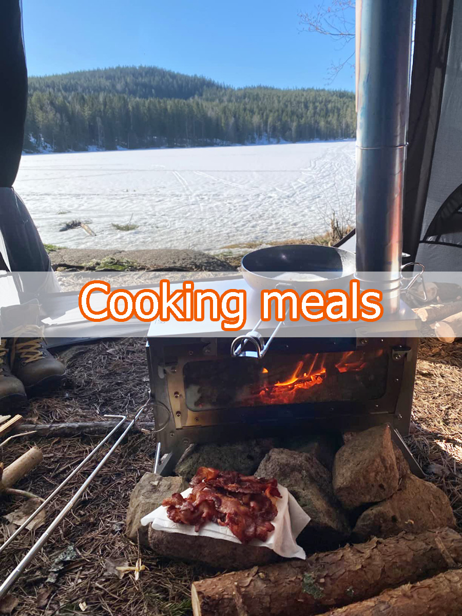 Estufa de tienda de campaña de - Outdoor Camping Usa reseña y precio