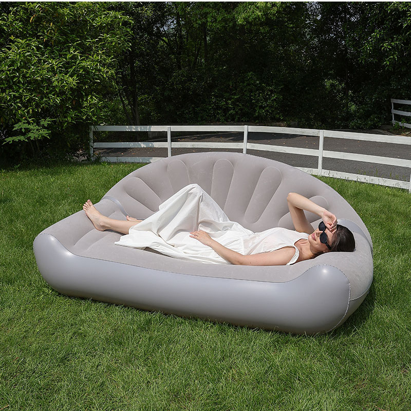 Sofá inflable en forma de aban - Outdoor Camping Lounge Chairs reseña y precio