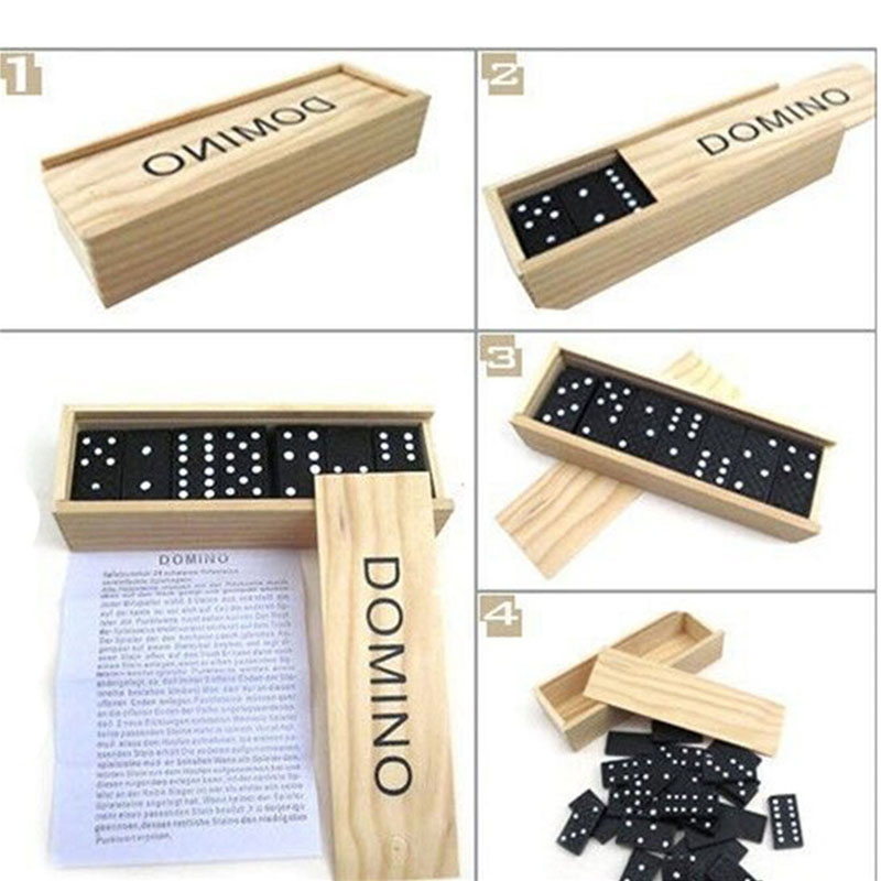 Juego de Dominó de Madera de 2 - Outdoor Camping Games For Kids reseña y precio