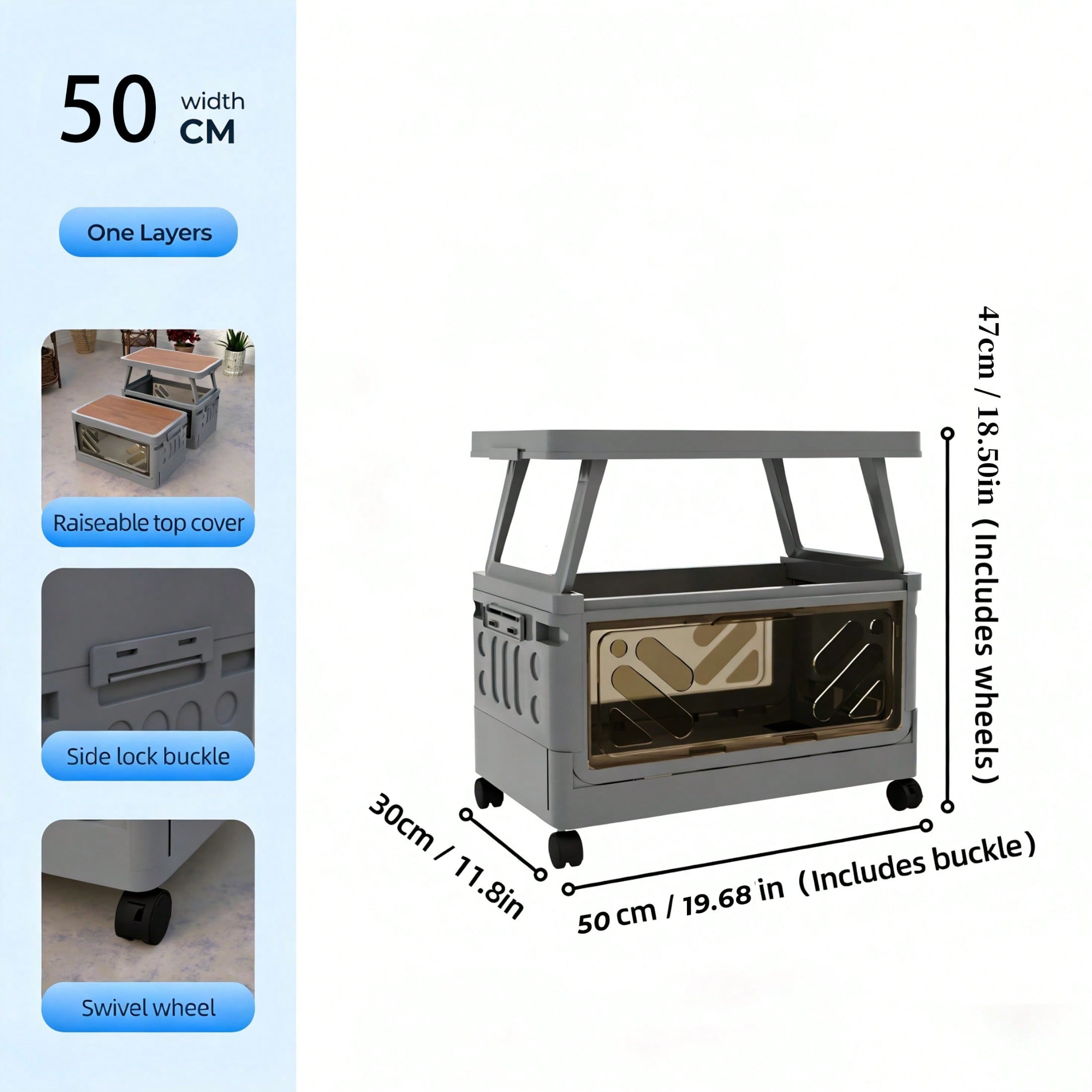 Caja de almacenamiento multifu - Outdoor Camping Bin reseña y precio