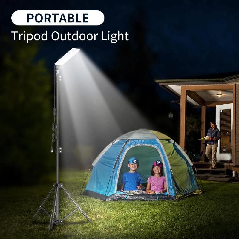 Lámpara LED ajustable alimenta - Outdoor Camping Videos reseña y precio