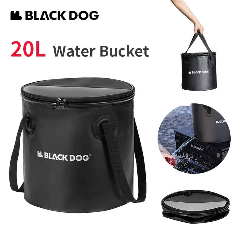Blackdog-cubo redondo de agua  - Outdoor Camping Sink reseña y precio