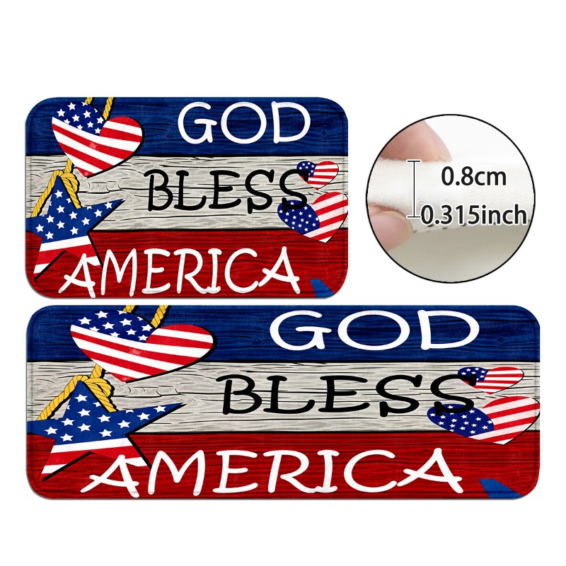 Alfombra de Franela Patriótica - Outdoor Camping Usa reseña y precio