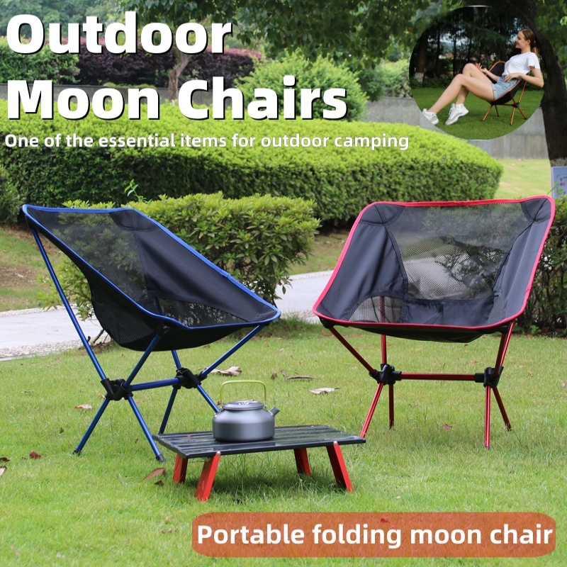 Silla plegable portátil para e - Outdoor Camping Lounge Chairs reseña y precio