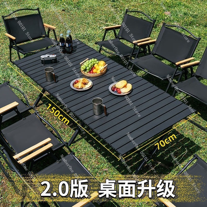 Mesa y sillas plegables portát - Outdoor Camping Table And Chairs reseña y precio