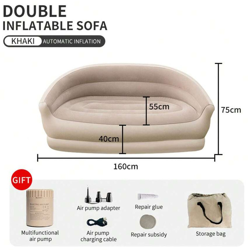 Sofá inflable automático para  - Outdoor Camping Lounge Chairs reseña y precio