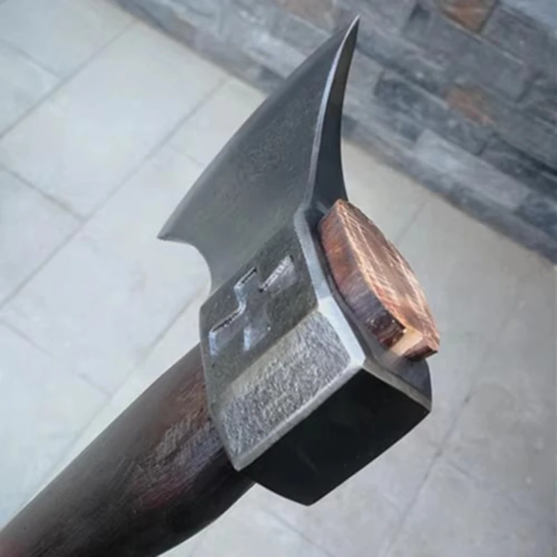 Hacha vikinga forjada de autod - Camp Axe Hatchet reseña y precio