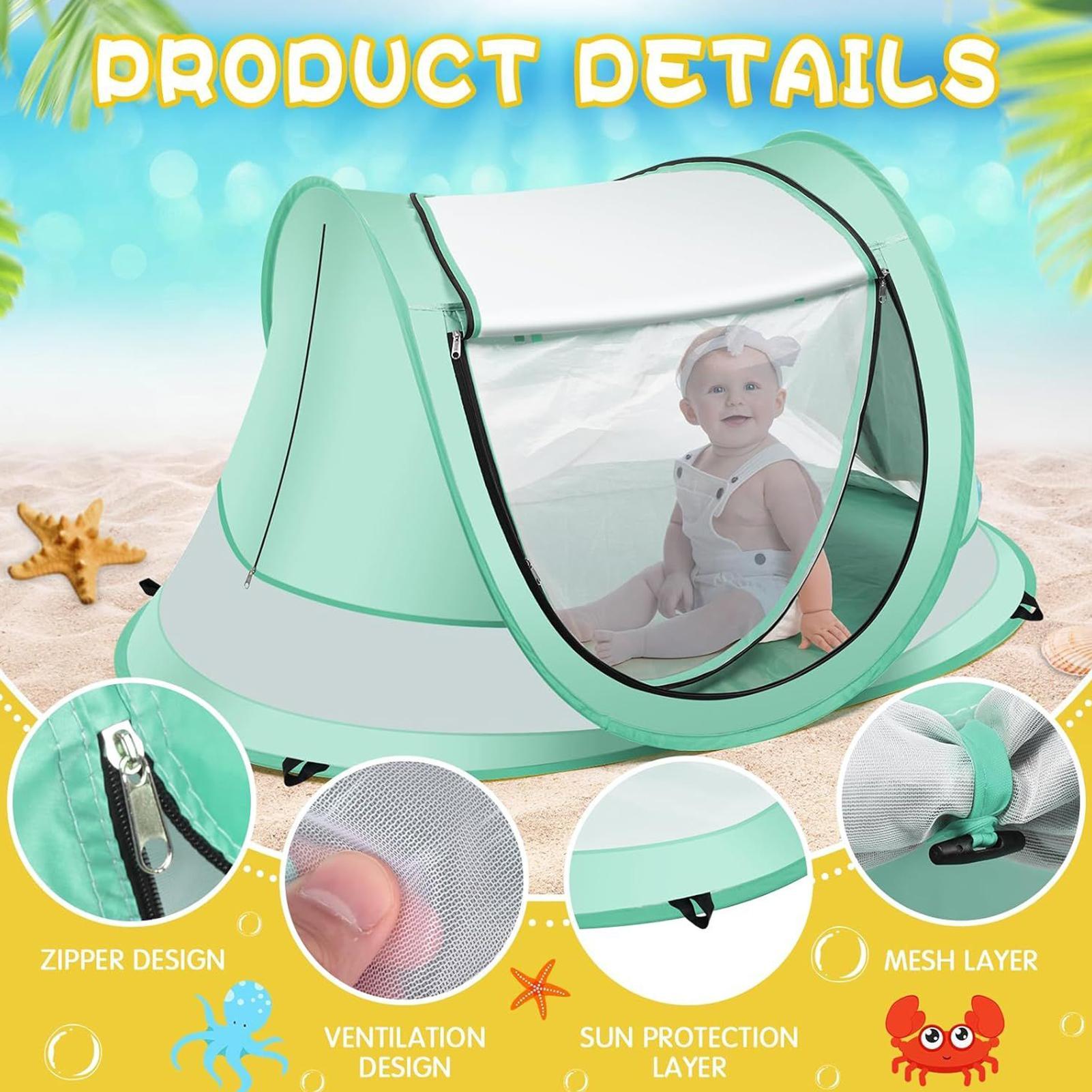 Carpa de Playa para Niños con  - Outdoor Camping Games For Kids reseña y precio
