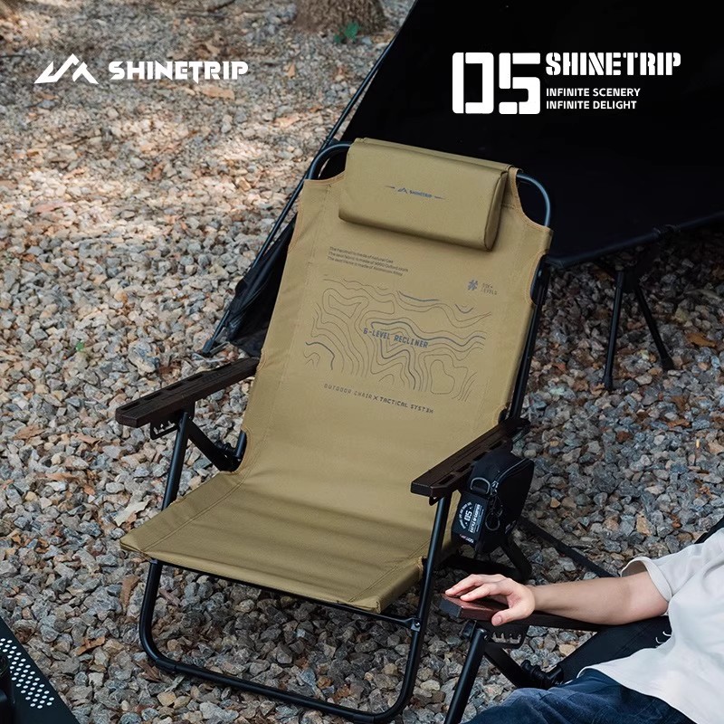 ShineTrip-sillón plegable para - Outdoor Camping Lounge Chairs reseña y precio