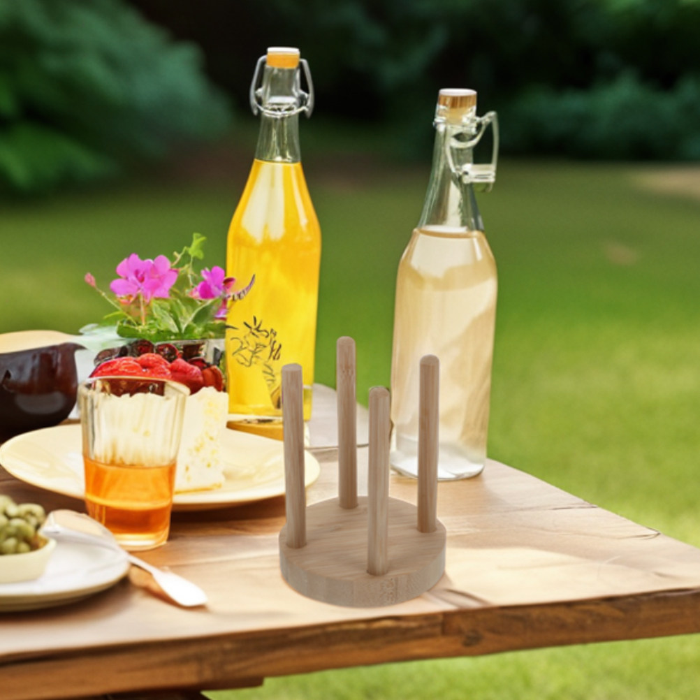 Portavasos Compacto de Madera  - Outdoor Camping Stores reseña y precio