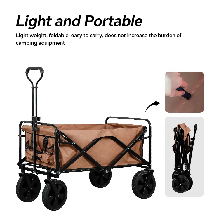 Carrito de Pesca Plegable HOMF - Outdoor Camping Wagon reseña y precio