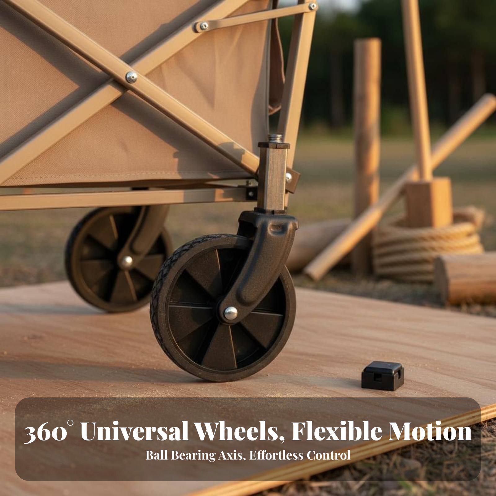 Rueda para Carrito de Camping, - Outdoor Camping Wagon reseña y precio