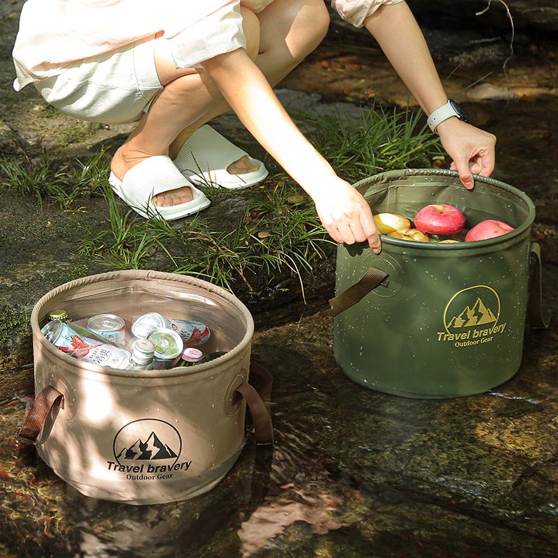 Cubo plegable para coche, lava - Outdoor Camping Sink reseña y precio