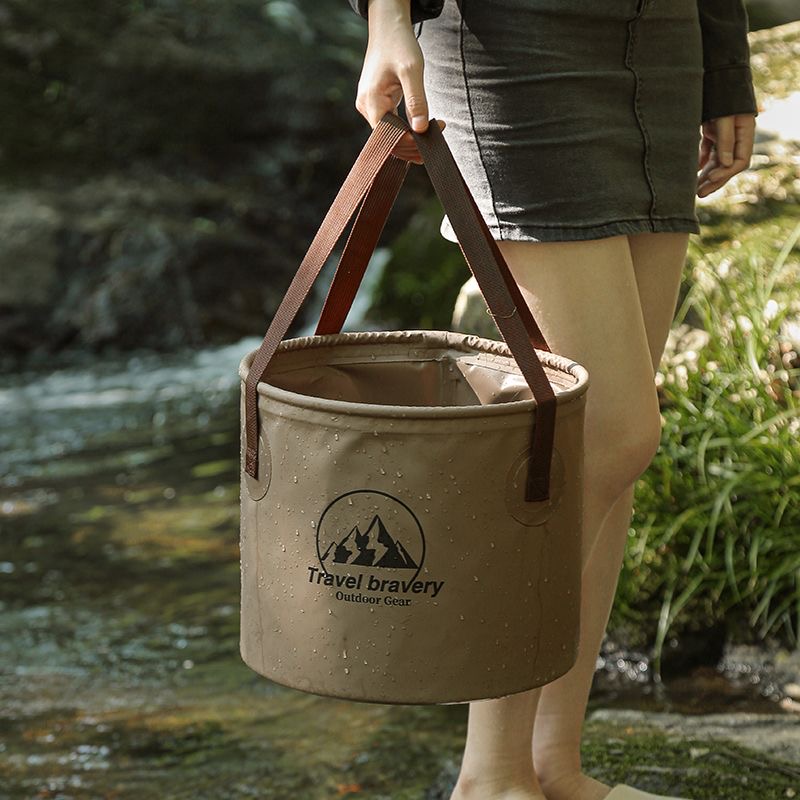 Cubo plegable para coche, lava - Outdoor Camping Sink reseña y precio