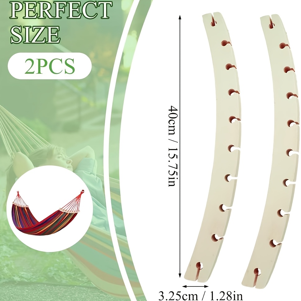 Barras separadoras de madera d - Camping Hammock reseña y precio