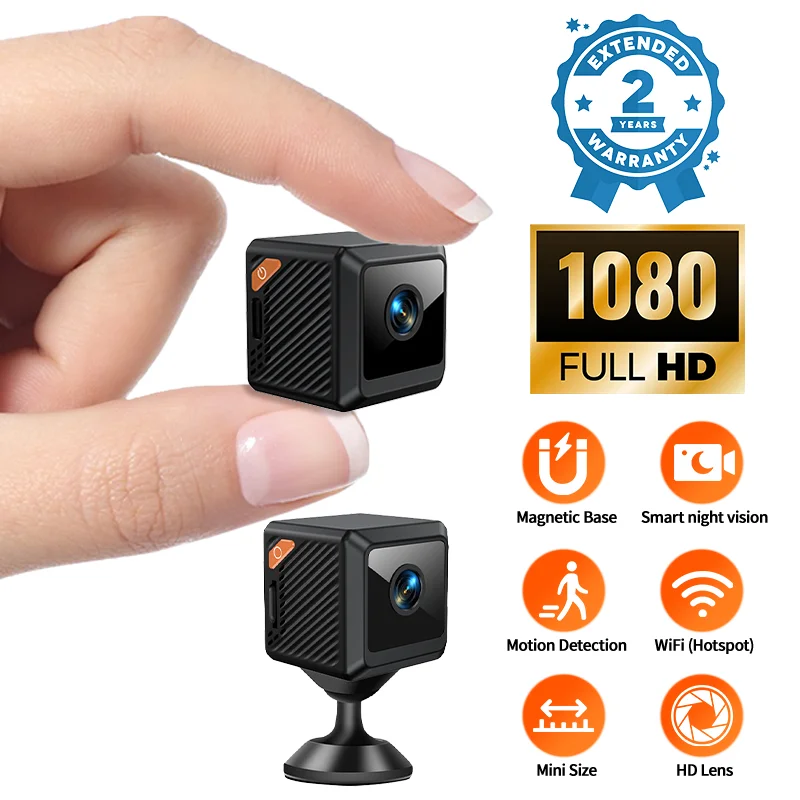 W02 1080P mini protección de s - Outdoor Camping Videos reseña y precio