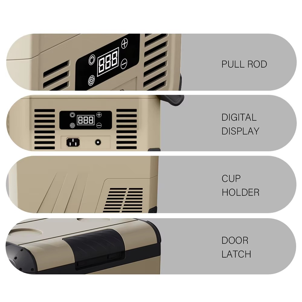 Refrigerador portátil del coch - Outdoor Camping Fridge reseña y precio
