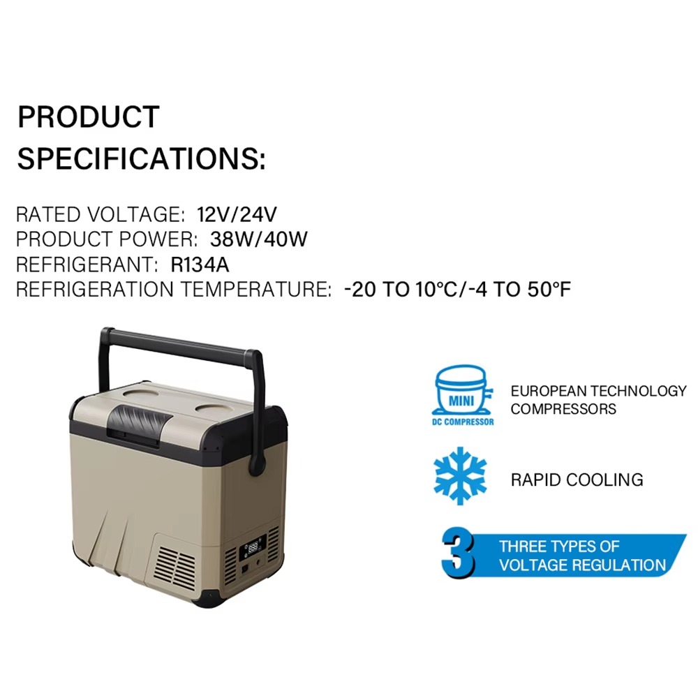 Refrigerador portátil del coch - Outdoor Camping Fridge reseña y precio