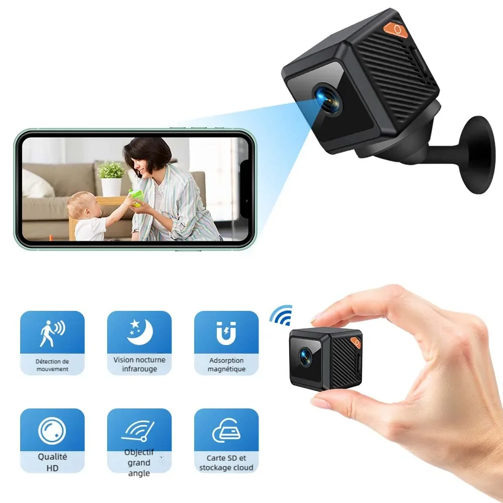 W02 1080P mini protección de s - Outdoor Camping Videos reseña y precio